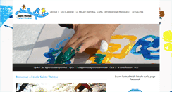Desktop Screenshot of ecole-saintetherese-niort.com